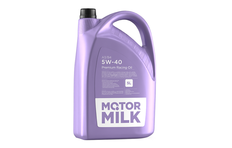 MOTOR MILK® PREMIUM 5W40 A3/B4, 5L Bottle Artikelnummer: 110250006
