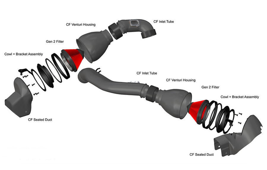 Eventuri Black Carbon Intake, BMW F87 M2 Competition Artikelnummer: EVE-M2C-CF-INT