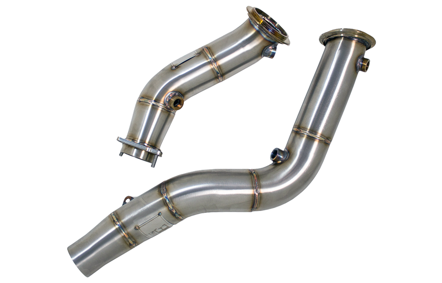 Evolution Racewerks Catless Downpipes, BMW F8x M3 M4 S55 Artikelnummer: BM-EXH015