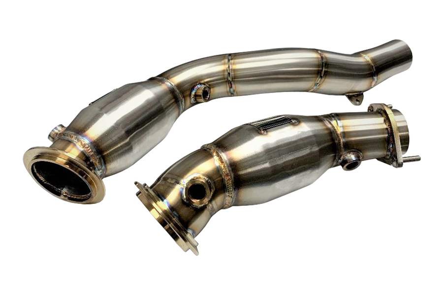 Evolution Racewerks Catted Downpipes, BMW F8x M3 M4 S55 Artikelnummer: BM-EXH015CAT