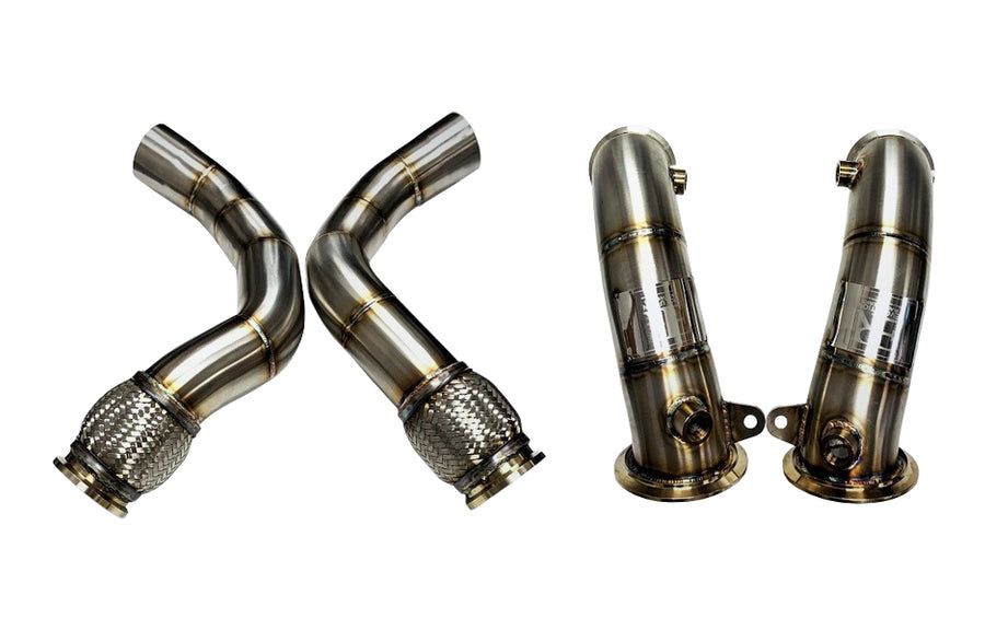 Evolution Racewerks Catless Downpipes, BMW F90 M5 S63 Artikelnummer: BM-EXH022