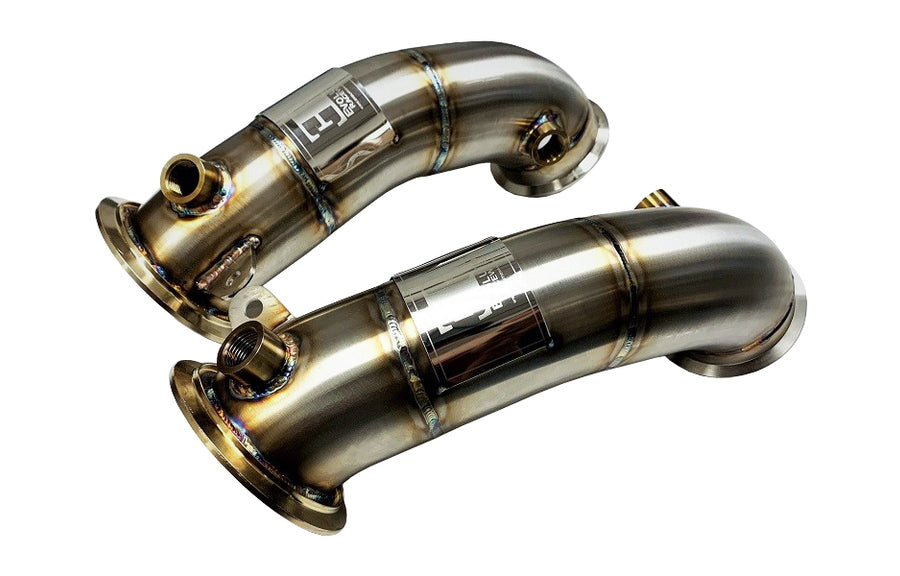 Evolution Racewerks Catless Downpipes, BMW F90 M5 S63 Artikelnummer: BM-EXH022