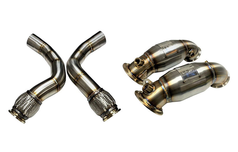 Evolution Racewerks Catted Downpipes, BMW F90 M5 S63 Artikelnummer: BM-EXH022CAT