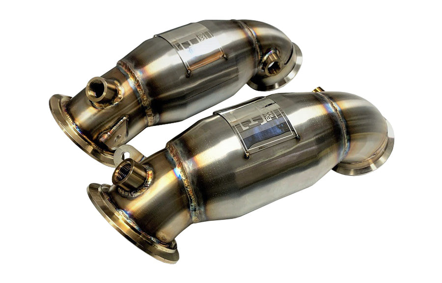 Evolution Racewerks Catted Downpipes, BMW F90 M5 S63 Artikelnummer: BM-EXH022CAT