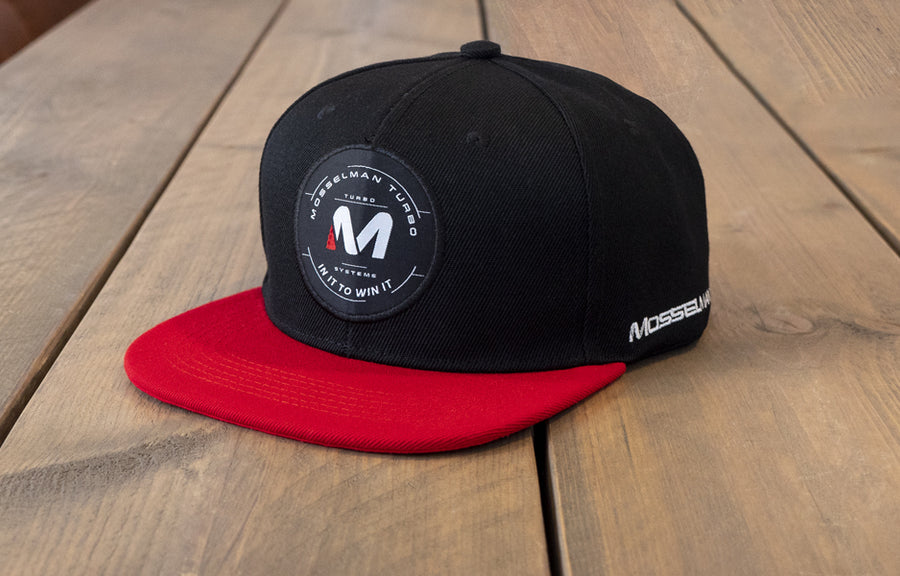 Mosselman Snapback Cap, Black/Red Sale Op voorraad Artikelnummer: 099220001