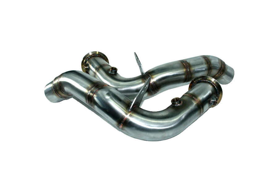 Evolution Racewerks Catless Downpipes, BMW F1x M5 M6 S63 Artikelnummer: BM-EXH014