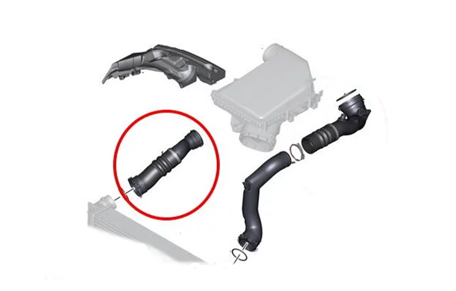FTP Boost Pipe, BMW F1X 535i 640i 740i Artikelnummer: SG71342BP