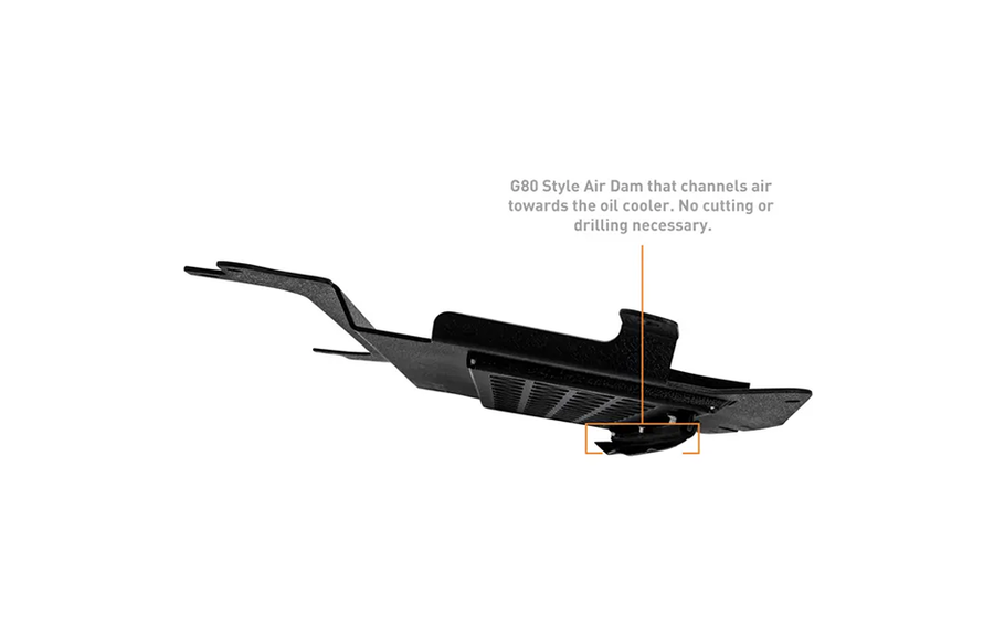 Mishimoto Skid Plate, BMW S55 F8x M3/M4 Artikelnummer: MMSD-F80-15WBK