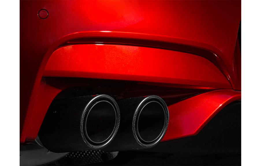 Akrapovic Tail Pipe Set Carbon, BMW M5 M6 F1x S63 Artikelnummer: TP-CT/10