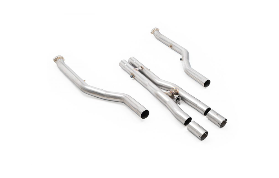 Milltek Midpipe GPF/OPF Bypass, BMW M5 G90/G99 Artikelnummer: SSXBM1406